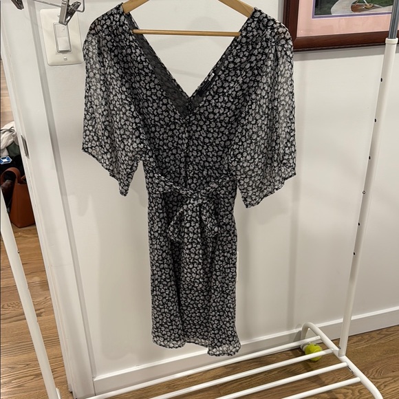 All Saints Monochrome Patterned Dress - Picture 1 of 2